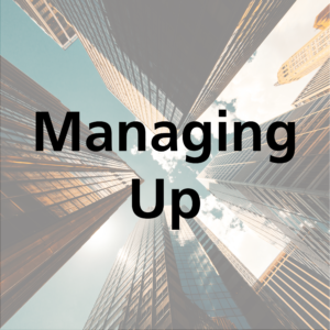 Managing Up - Menttium Mentoring Programs