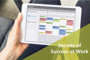 Calendar on iPad - Secrets of Success at Work - TED Talks
