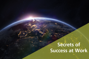 Space view of the earth at night - Secrets of Success at Work