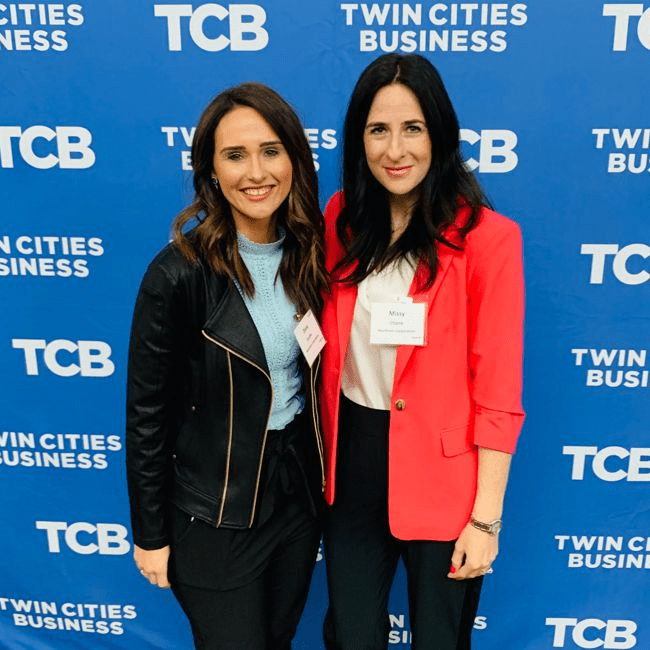 Dana Gaulke and Missy Chicre at Twin Cities Biz event